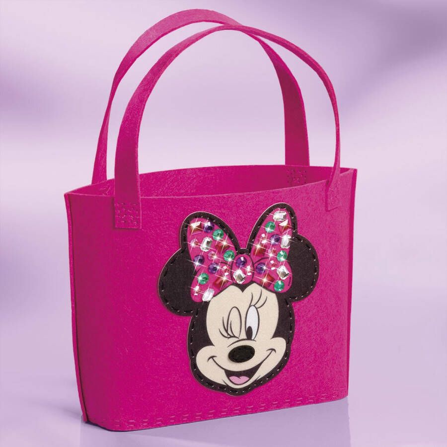 Totum Disney Minnie Mouse DIY schoudertas maken en versieren vilt DIY fashion knutselen