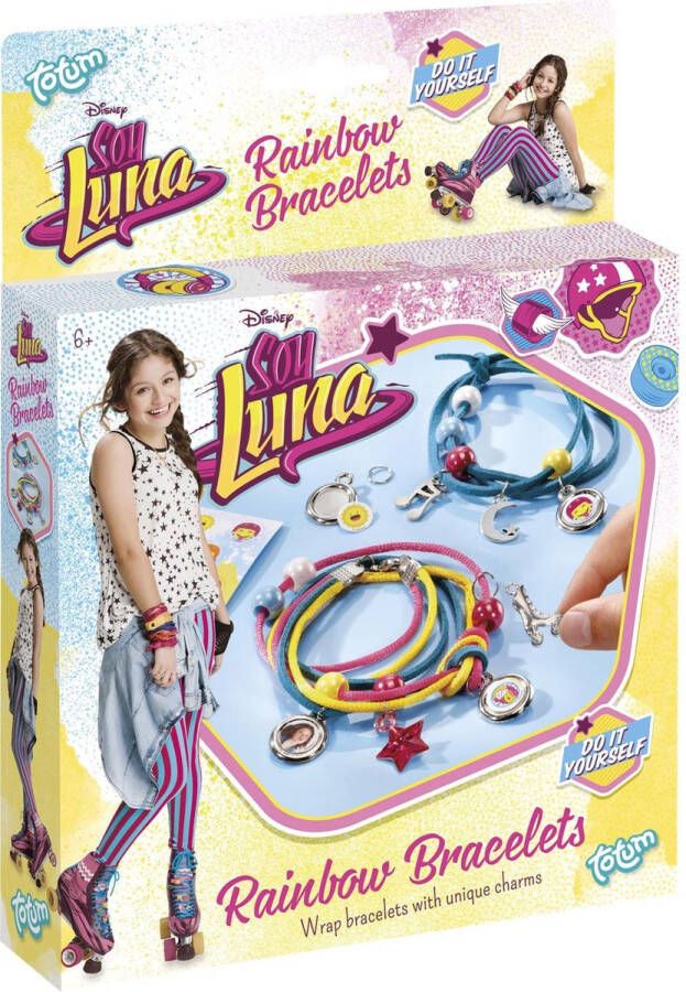 Totum Soy Luna Rainbow bracelets Armbandjes maken knutselset