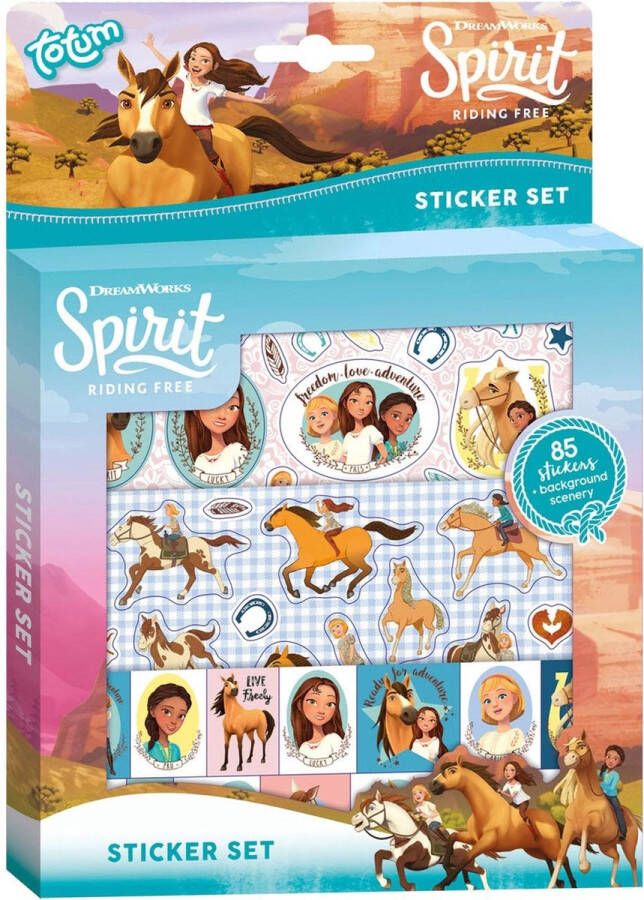 Totum Spirit Stickerset 85 Stickers + Achtergrond Karton