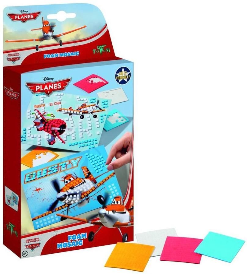 Totum Disney Planes Foam paintings schilderijtje smaken met foamstickertjes
