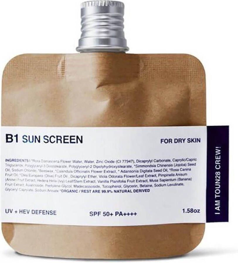 Toun28 B1 Sunscreen (Hev+Uv Protector For Dry Skin) 45gr