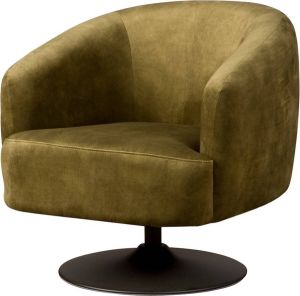 Tower Living | barga fauteuil | 100% polyester | groen | 77 x 80 x 75 (h) cm