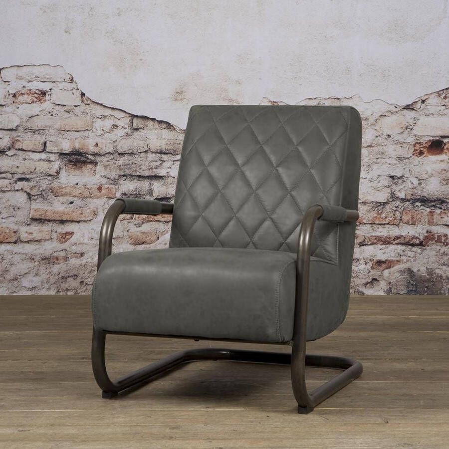 Tower Living Fauteuil Civo Antraciet | Stof