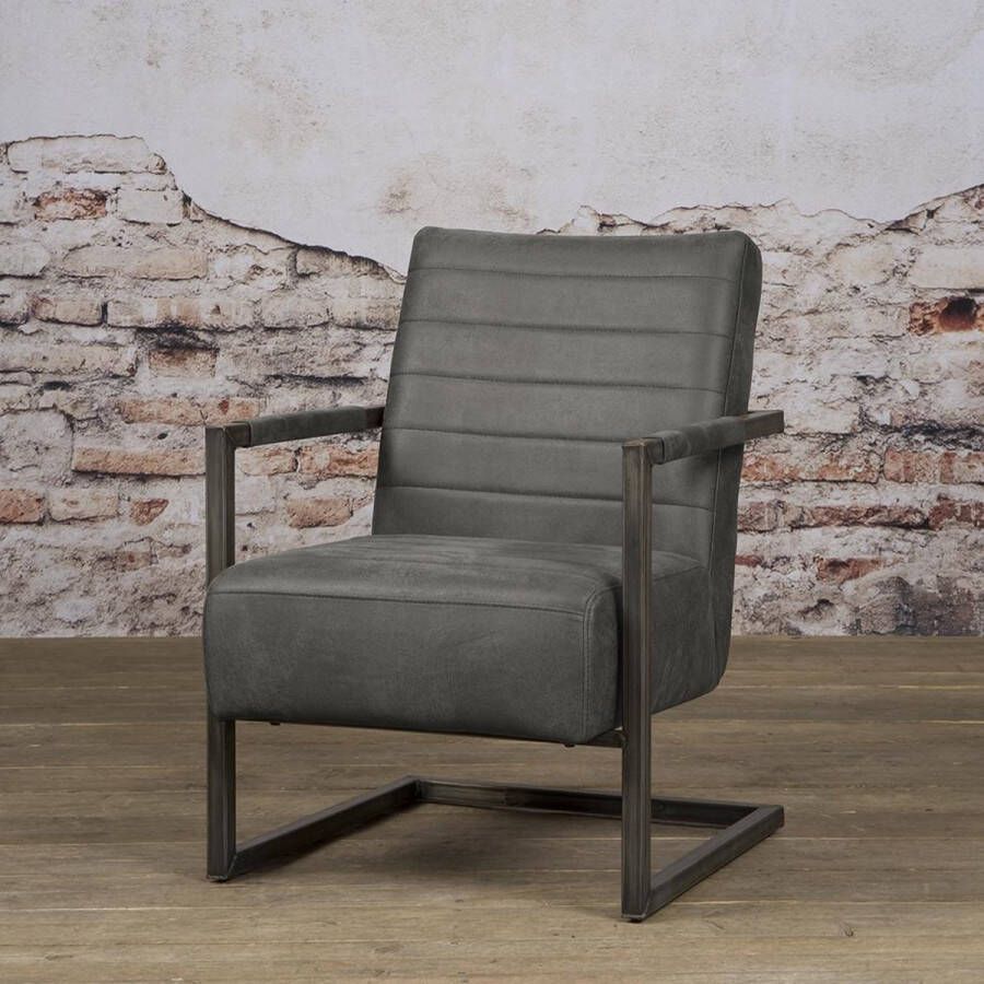 Tower Living Fauteuil Rocca Antraciet | Stof