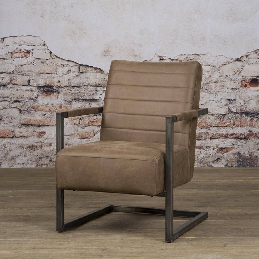 Tower Living Fauteuil Rocca Bruin | Stof