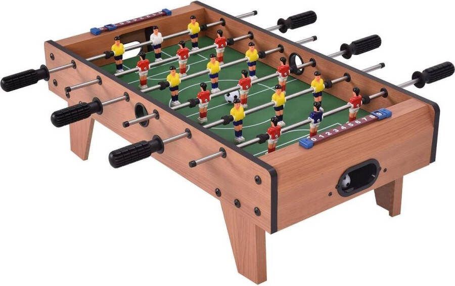 Toyrific Tafelvoetbalspel 68 58cm Bruin 16-delig Tafelvoetbal
