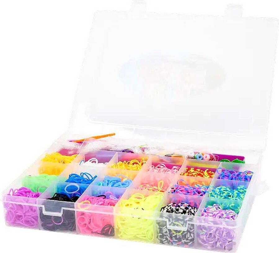 Toys Loombandjes 4800 pcs met accessoires