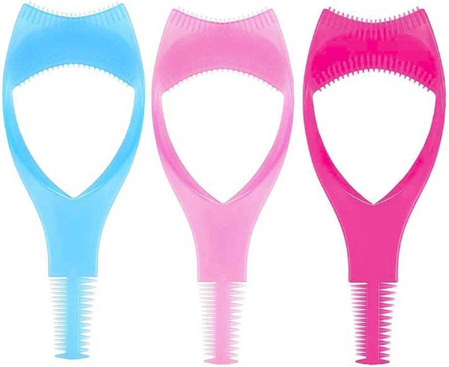 TPT -3 Stuks 3 In 1 Wimpers Gereedschap Mascara Shield Applicator Guard Card Wimper Gids Voor Schoonheid Cosmetische Make-Up Tool