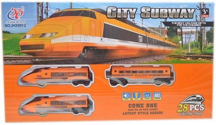 Track series City Subway 28 pcs NO JHX9912 racebaan