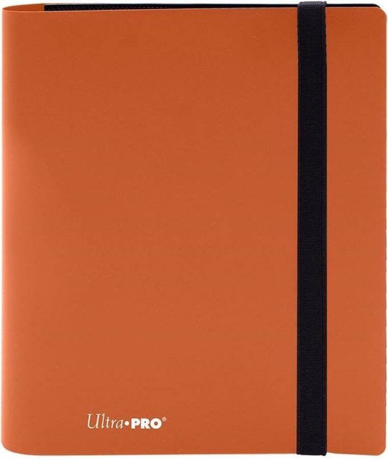 Trading Card Game TCG Pro-Binder Eclipse 4-Pocket Pumpkin Orange BINDER