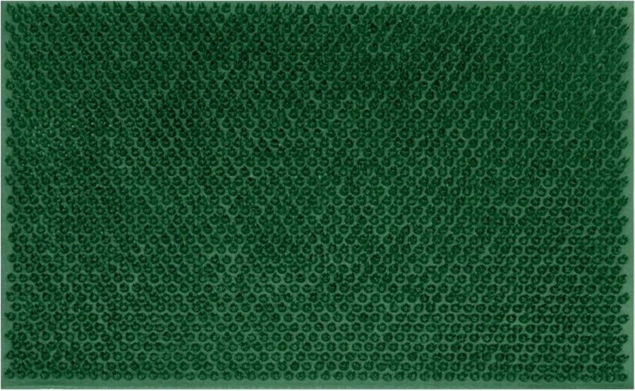 Tragar deurmat van volledig rubber met antislip Voor binnen en buiten Schoonloopmat 40 x 60 cm Groen