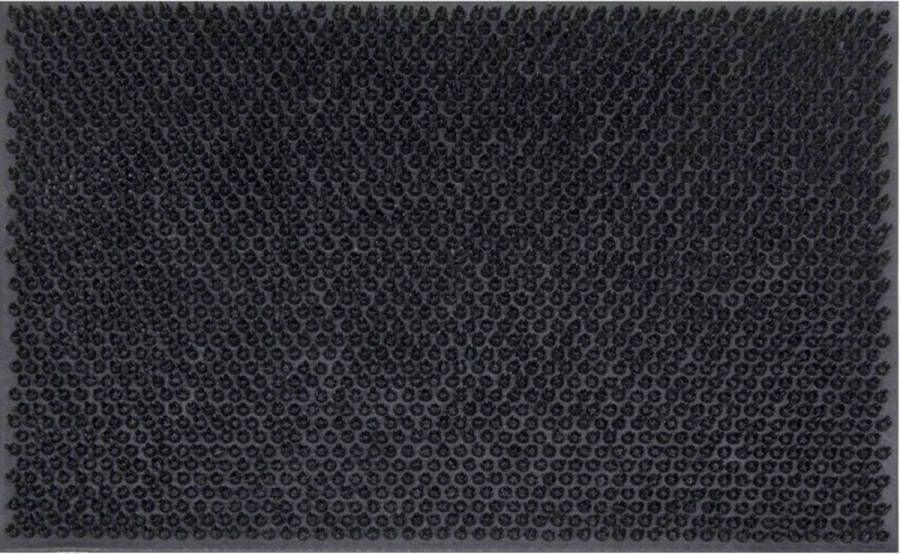Tragar deurmat van volledig rubber met antislip Voor binnen en buiten Schoonloopmat 40 x 60 cm zwart