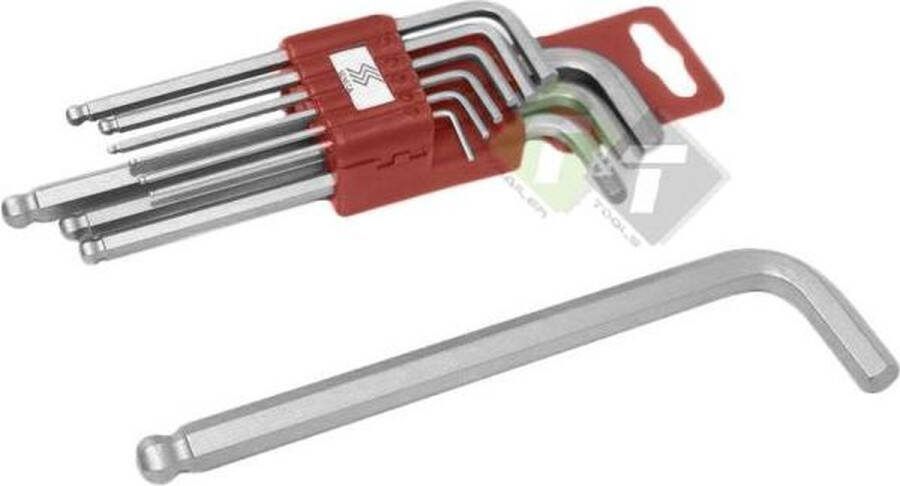 Trailer and Tools Inbussleutel Seneca Metrisch 10 delig 1.5 2.5 3 4 5.5 6 8 en 10mm