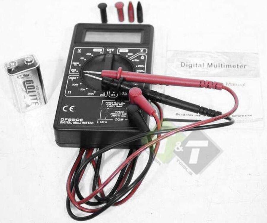 Trailer and Tools Multimeter digitaal AC DC voltage DC stroom spanningzoeker
