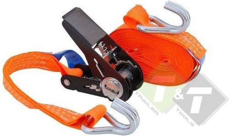 Trailer and Tools Spanband sjorband 0.8 Ton x 3 meter 2 5 cm breed met ratel