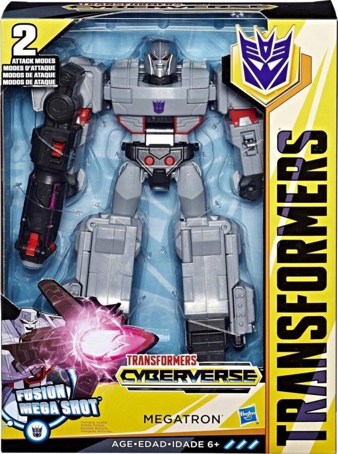 Transformers Cyberverse Fusion Mega Shot Megatron Actiefiguur