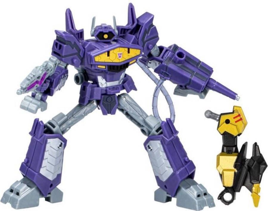Transformers EarthSpark Shockwave Class Deluxe 12 5 cm actiefiguur Robotspeelgoed voor kinderen vanaf 6 jaar