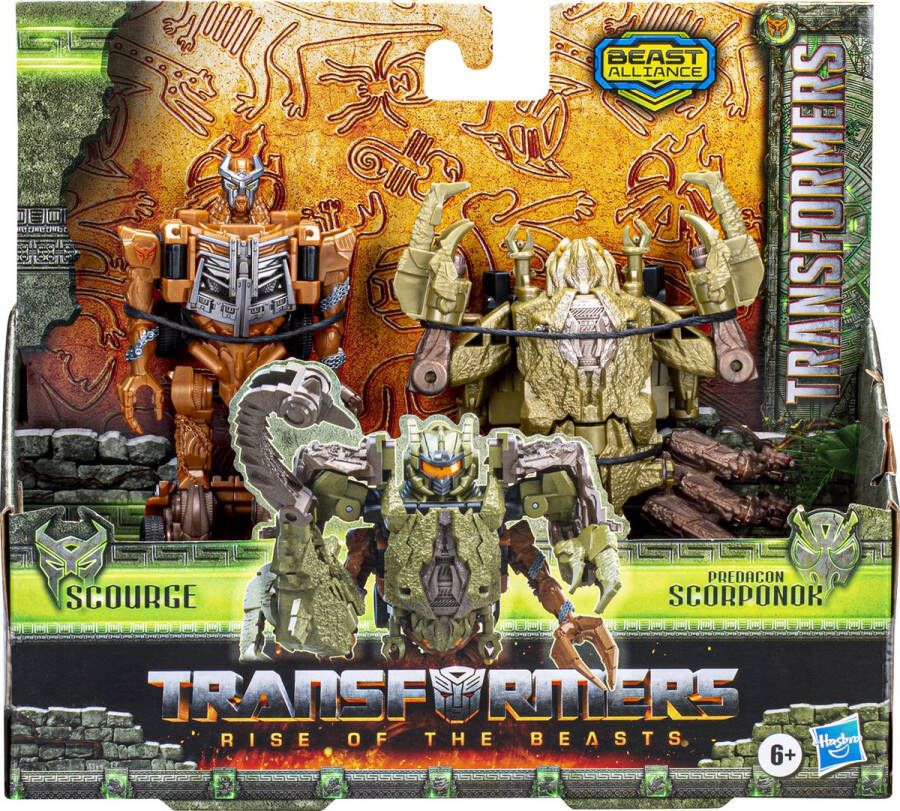 Transformers Movie Beast Alliance Combiner 2pk Scourge Actiefiguur