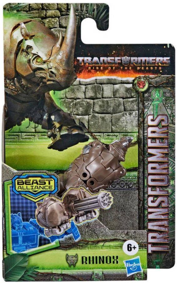 Hasbro Transformers: Rise Of The Beasts Beast Alliance Battle Masters Rhinox 8 cm Actiefiguur Multicolours
