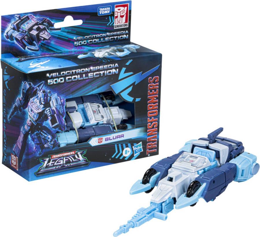 Transformers : Velocitron Speedia 500 Collection Blurr Speelfiguur