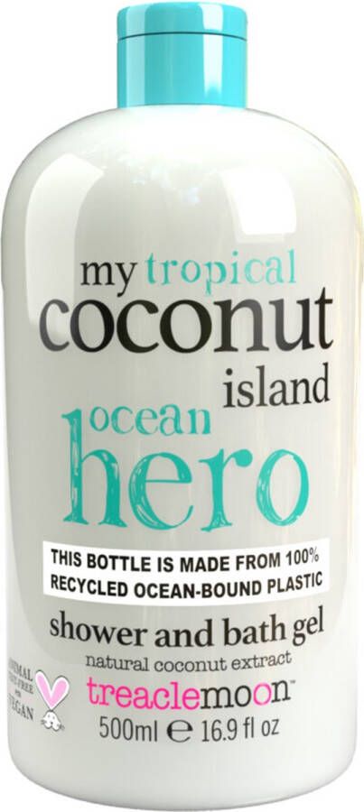 Treaclemoon Bad en Douchegel My Coconut Island 6 x 500 ml Voordeelverpakking