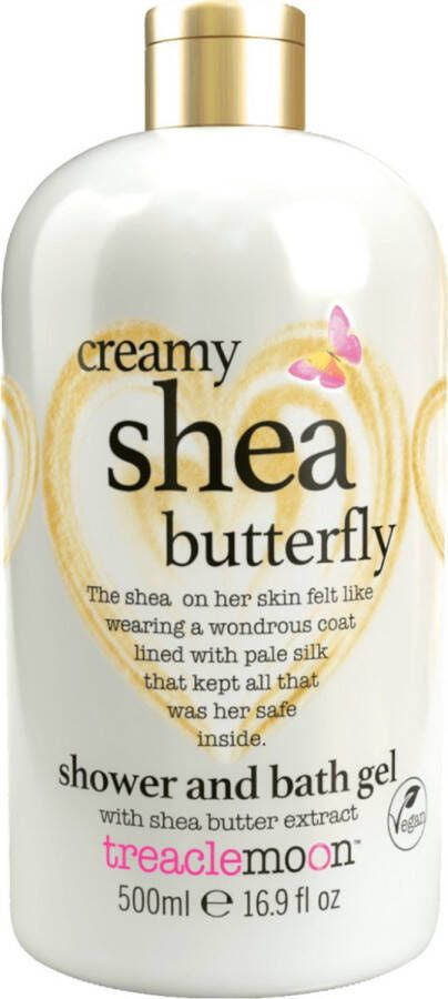 Treaclemoon Bad en Douchegel Creamy Shea Butterfly 500 ml