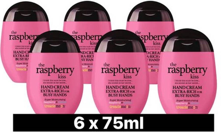 Treaclemoon Handcreme Raspberry Kiss 6x75 ml Voordeelverpakking