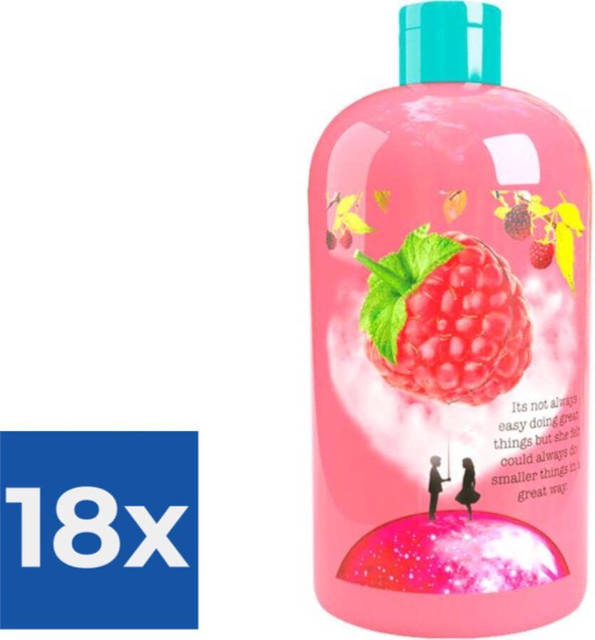 Treaclemoon The raspberry kiss bad en douchgel 500ML Voordeelverpakking 18 stuks