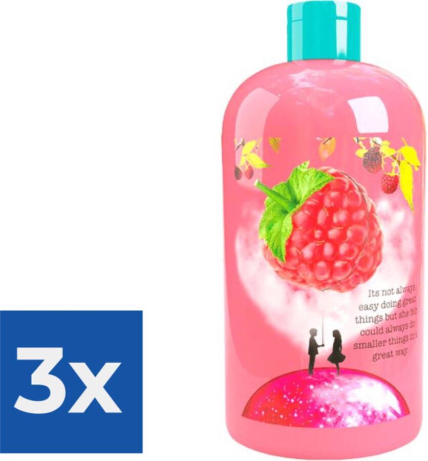 Treaclemoon The raspberry kiss bad en douchgel 500ML Voordeelverpakking 3 stuks