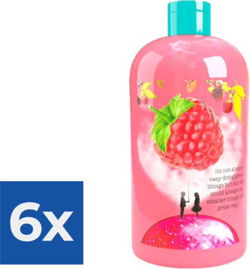 Treaclemoon The raspberry kiss bad en douchgel 500ML Voordeelverpakking 6 stuks