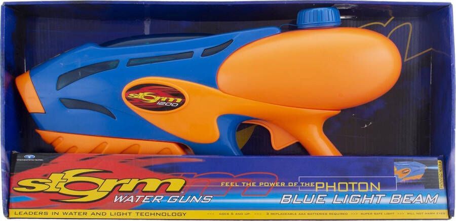 Treadmaster Waterpistool Storm Mega blaster met blauw laser licht