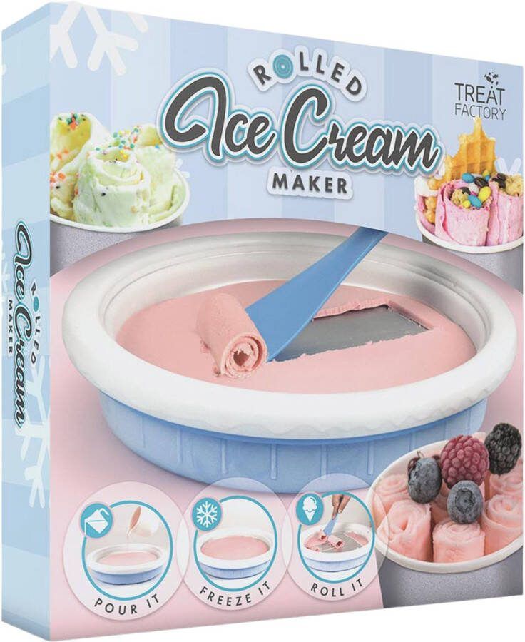 Treat Factory Sari's Rolled Ice Cream Maker IJsmachine DIY IJsmaker Schep- Roomijs maken