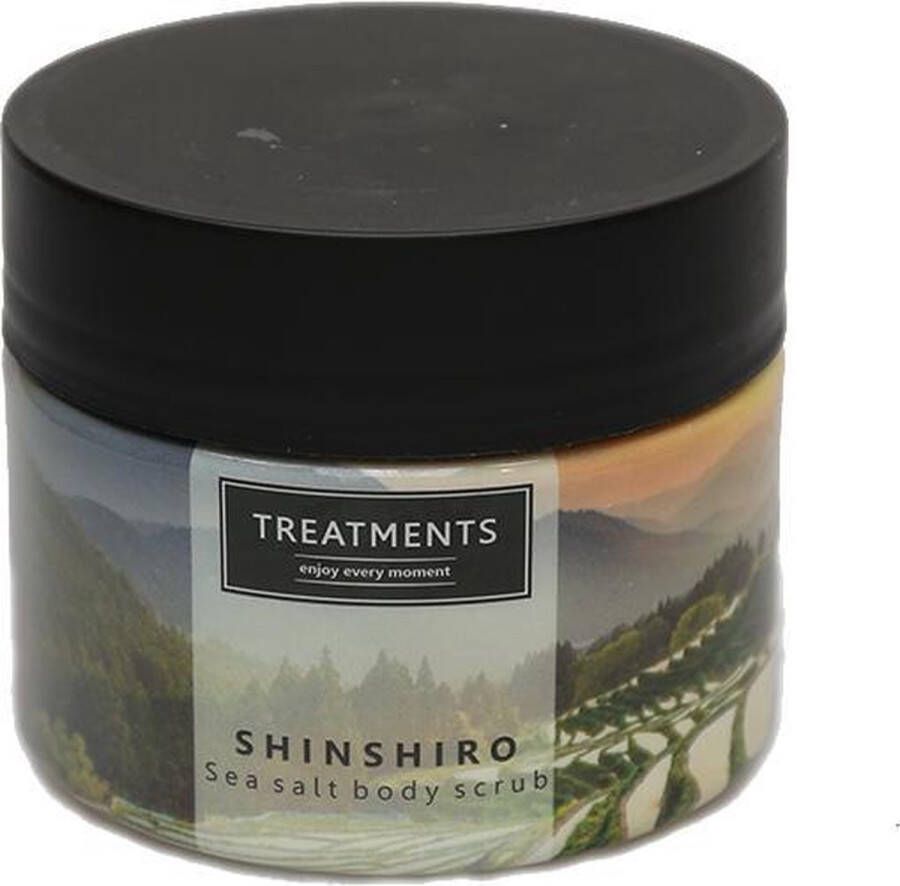 Treatments Shinshiro sea salt body scrub 400gram scrubzout scrub lichaam