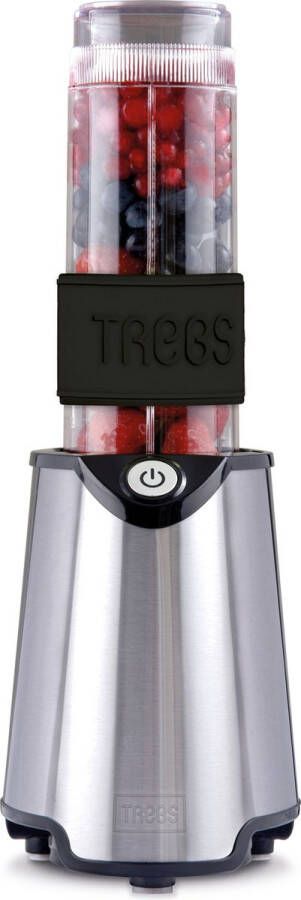 Trebs 99330 Smoothie to go RVS 99330 Comfortjuicer voor het snel bereiden van smoothies sappen en sportdranken