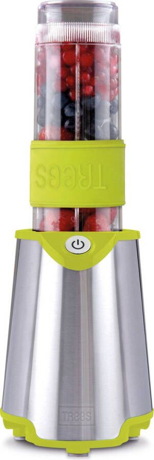 Trebs 99331 Smoothie to go RVS 99331 Comfortjuicer voor het snel bereiden van smoothies sappen en sportdranken groen