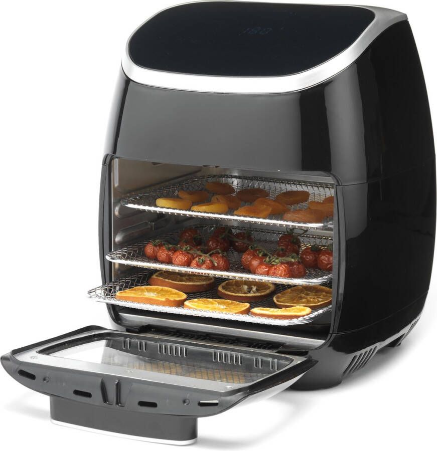 Trebs 99364 Multifunctionele hetelucht oven Zwart