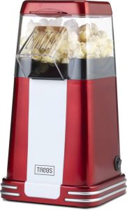 Trebs Popcornmaker Retro 99387 Rood-zilver