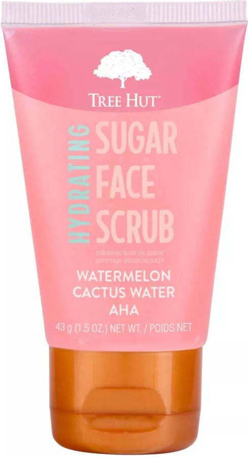 Tree Hut Watermelon Cactus Water Face Scrub Travel Size Reisformaat 43g