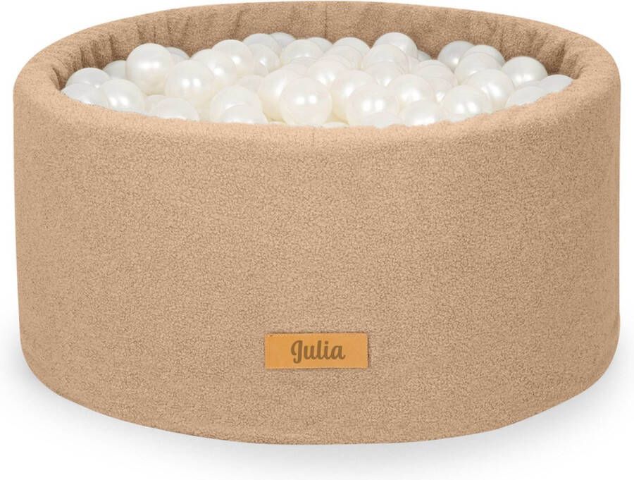 TreeToys Ballenbak met 200 ballen ~ Teddy Licht Beige