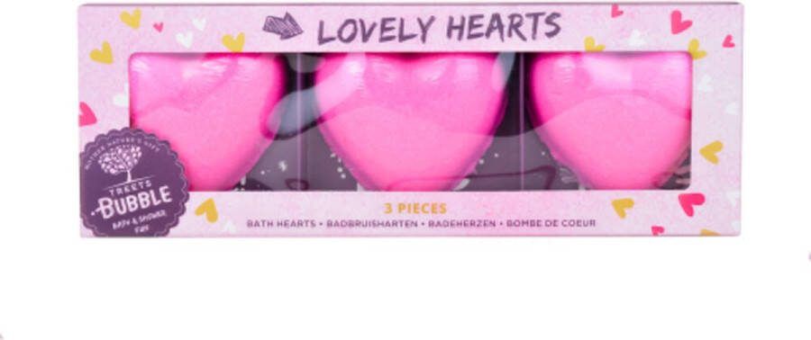 Treets Lovely Hearts 3x Badbruisharten_Bruisballen_Badbruisbal_Moederdag