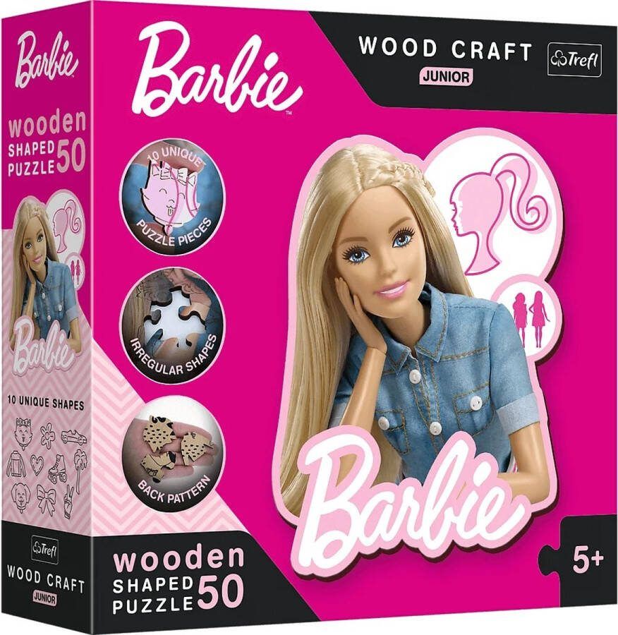 Trefl Puzzles Wood Craft Junior Beautiful Barbie Mattel Barbie_FSC Mix 70%
