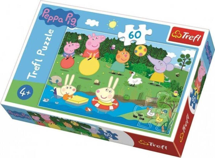 Peppa big Peppa Pig Holiday Fun Puzzel 4+ 60 stuks Sinterklaas Kerst Kinderpuzzel