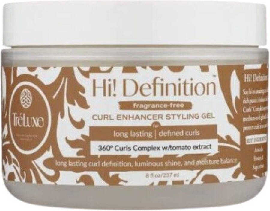TreLuxe Hi! Definition Curl Enhancer Styling Gel -Fragrance Free