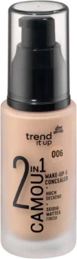 Trend IT UP Foundation 2 in 1 Concealer 006 30 ml