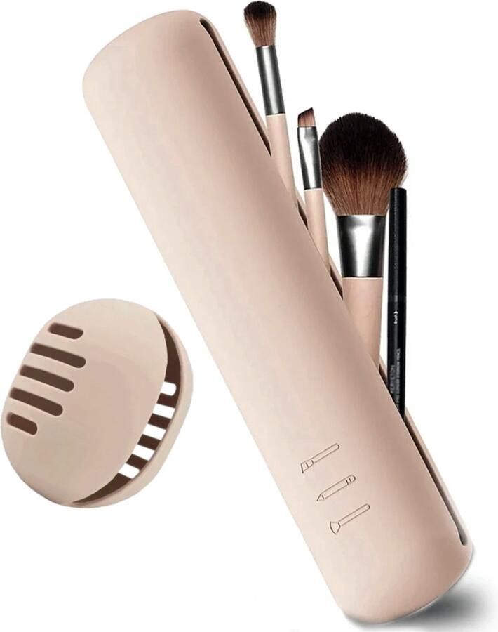 Trend spot Reizen make-up borstelhouder Make up beauty blender houder Make up organizer Siliconen houder Make up Houder