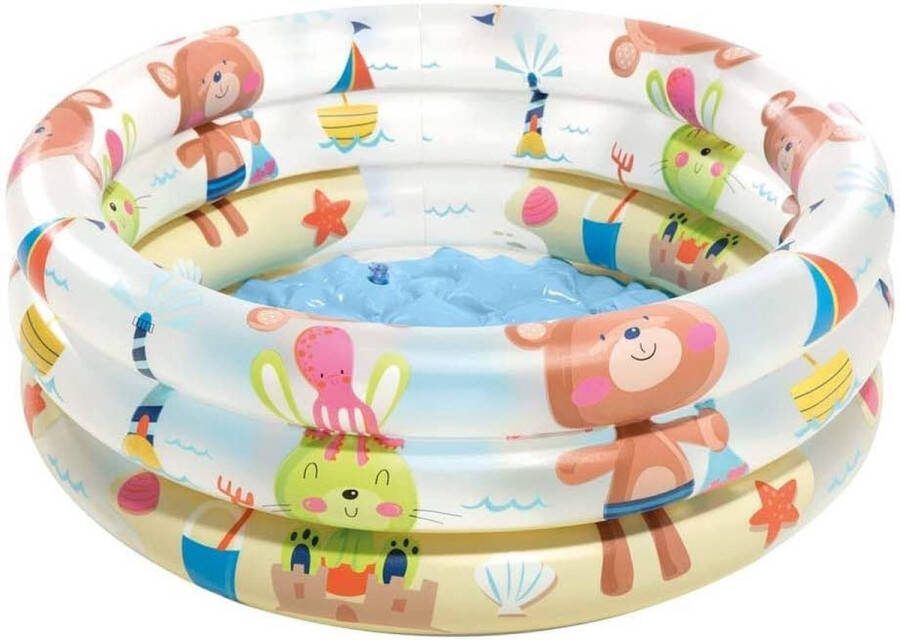 Trend24 Baby zwembad Opblaasbaar kinderzwembad Speelzwembad 61 x 22 cm Beren
