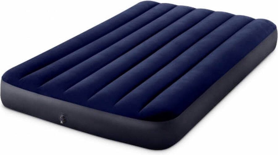 Trend24 Luchtbed Luchtbedden Kamperen Blauw 191 x 137 x 25 cm