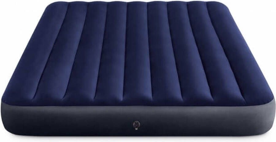 Trend24 Luchtbed Luchtbedden Kamperen Blauw 203 x 152 x 25 cm