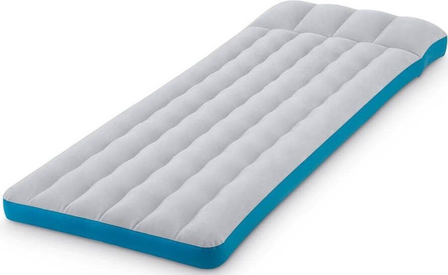 Trend24 Luchtbed Luchtbedden Kamperen Grijs blauw 189 x 72 x 20 cm