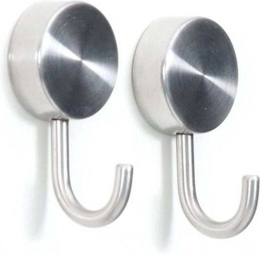 Trendform magnetische ophanghaakjes Porta zilver